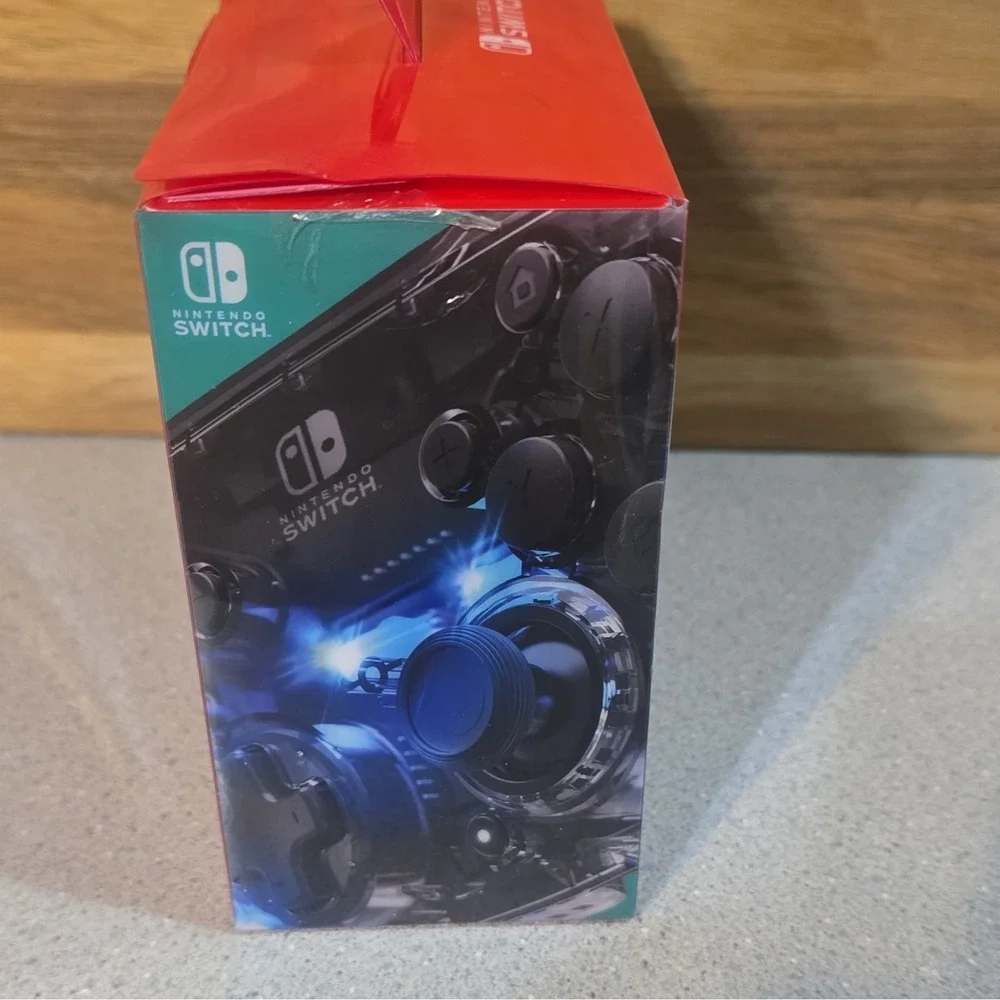 PDP Afterglow Wireless Deluxe Controller Nintendo Switch Clear LED 500-137-NA
